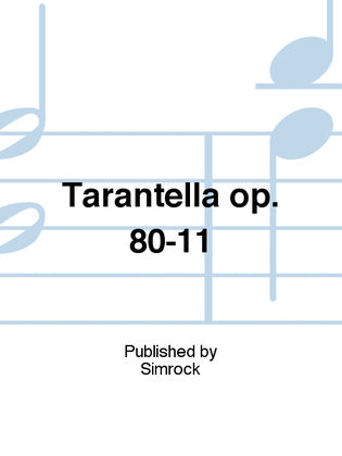 Book cover for Tarantella op. 80-11