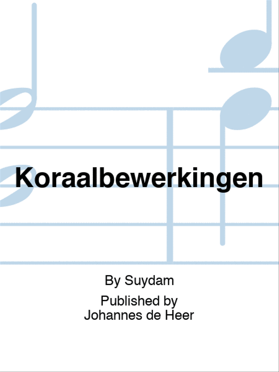 Koraalbewerkingen Koraalbewerkingen Organ scores gallery preview page 1