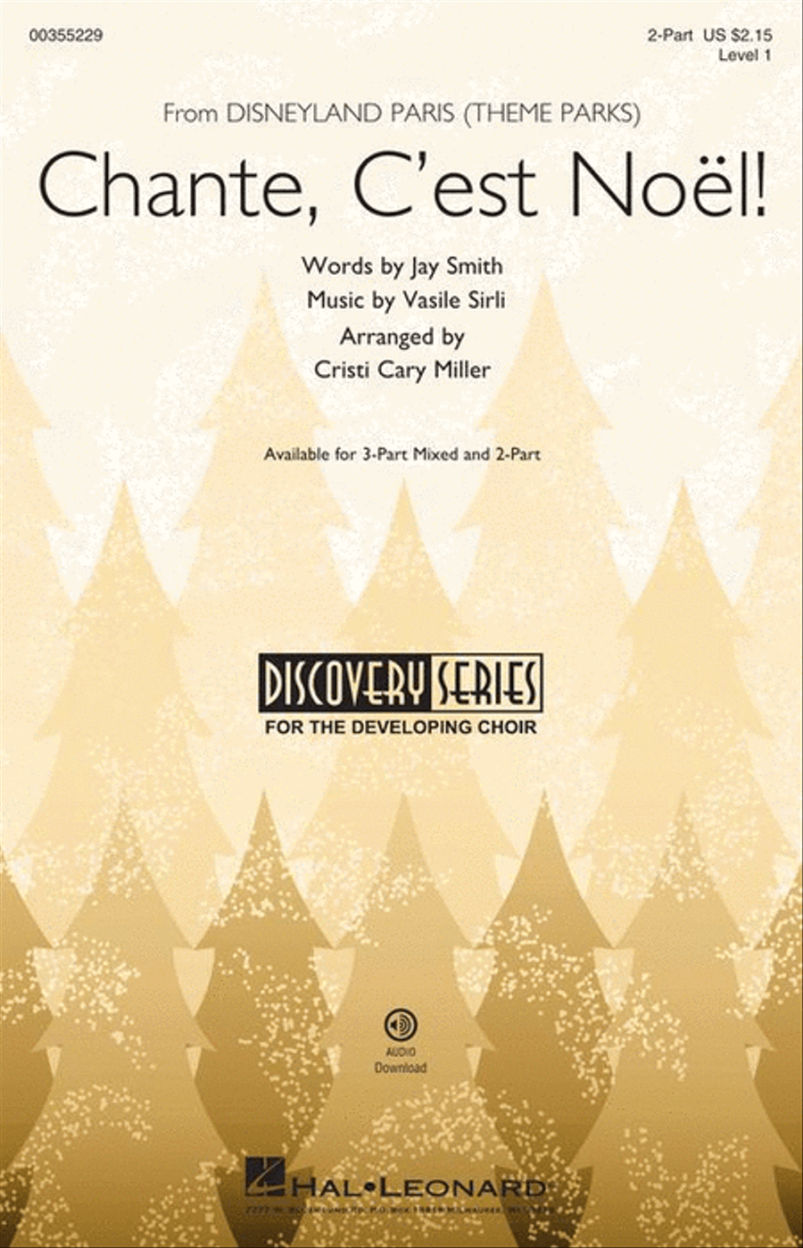 Chante, C'est Noel (from Disneyland Paris Theme Parks) 2-Part scores gallery preview page 2