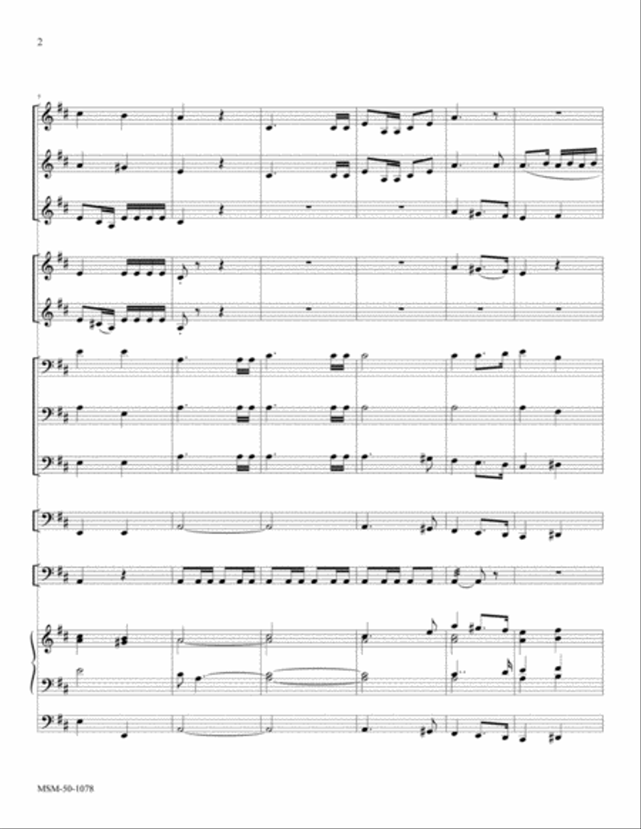 Joy to the World (Full Score) Choir scores gallery preview page 3