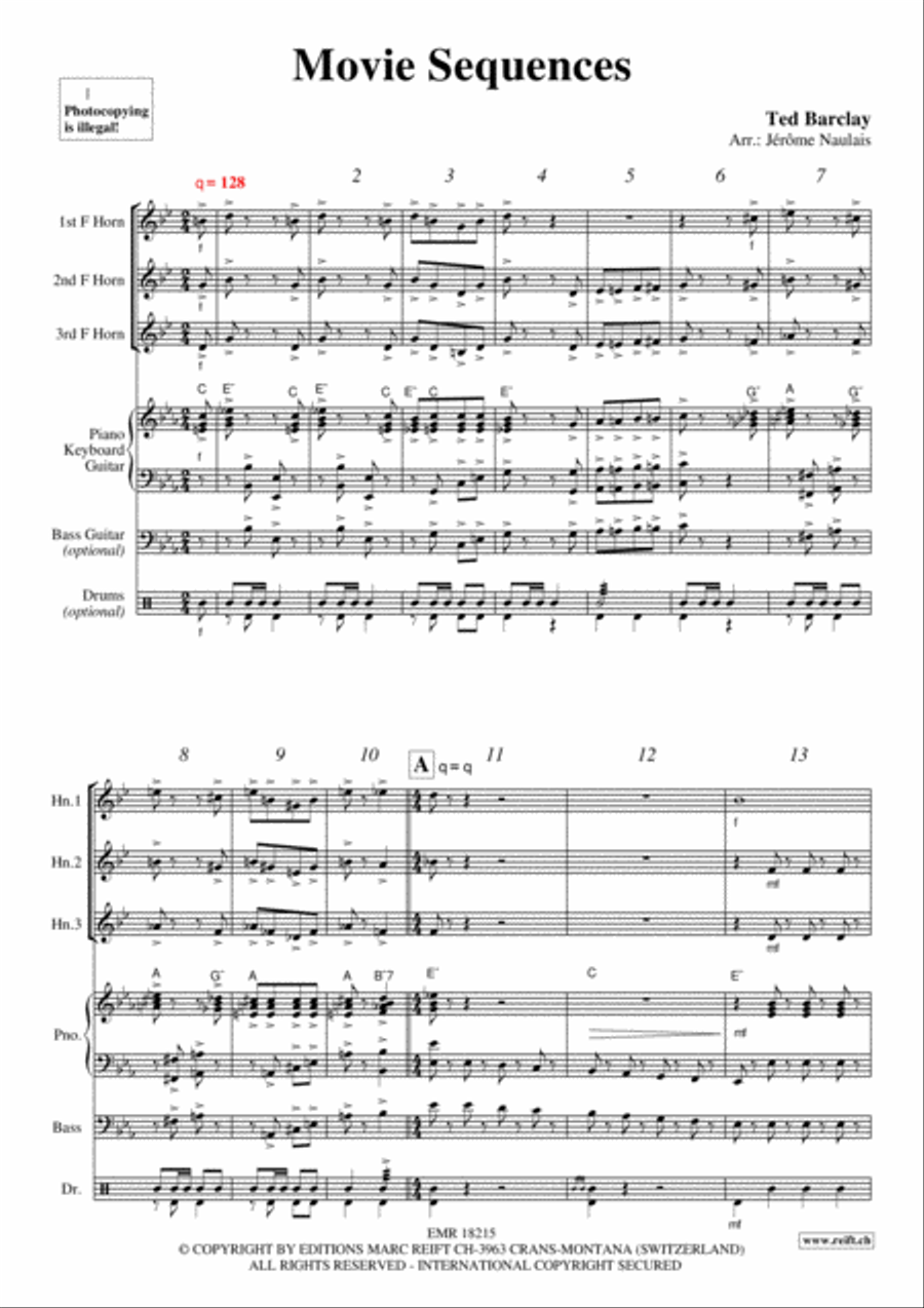 Movie Sequences Horn scores gallery preview page 3