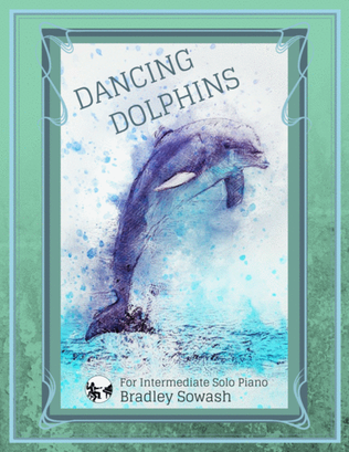 Book cover for Dancing Dolphins - Solo Piano