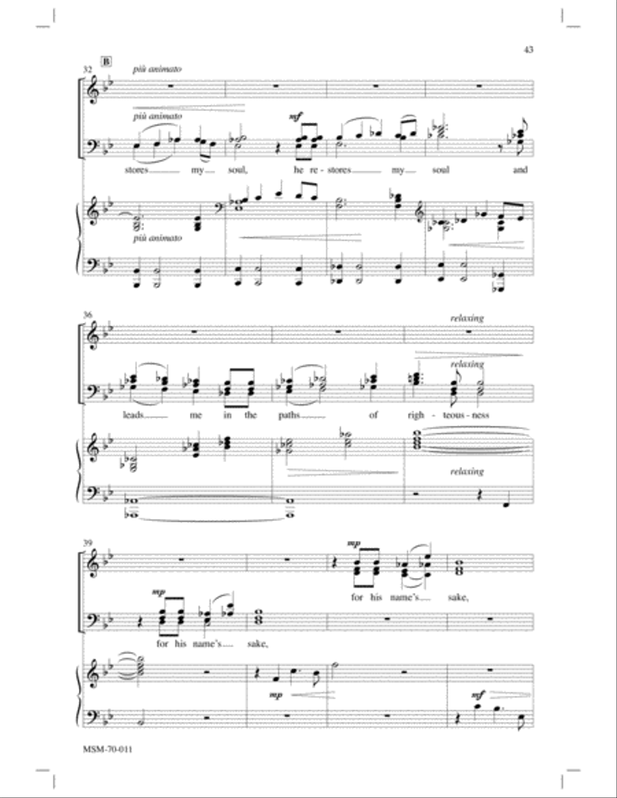 The Good Shepherd The Good Shepherd 4-Part scores gallery preview page 20
