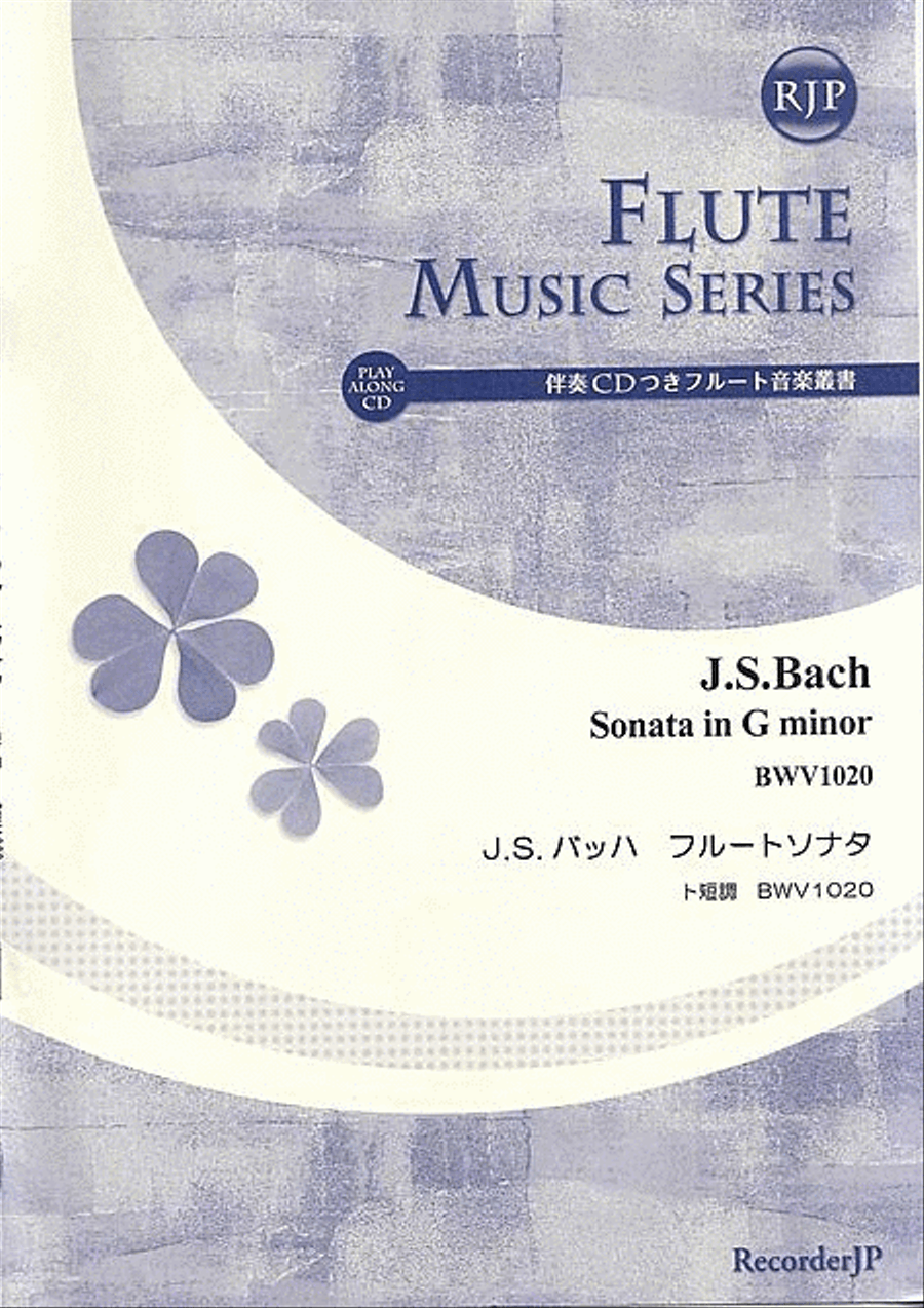 Sonata in G minor, BWV1020 Flute scores gallery preview page 1