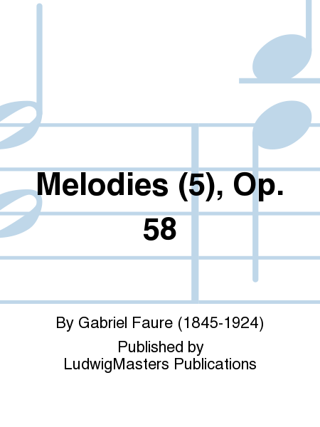 Melodies (5), Op. 58
