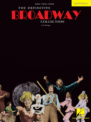 Book cover for The Definitive Broadway Collection – Second Edition