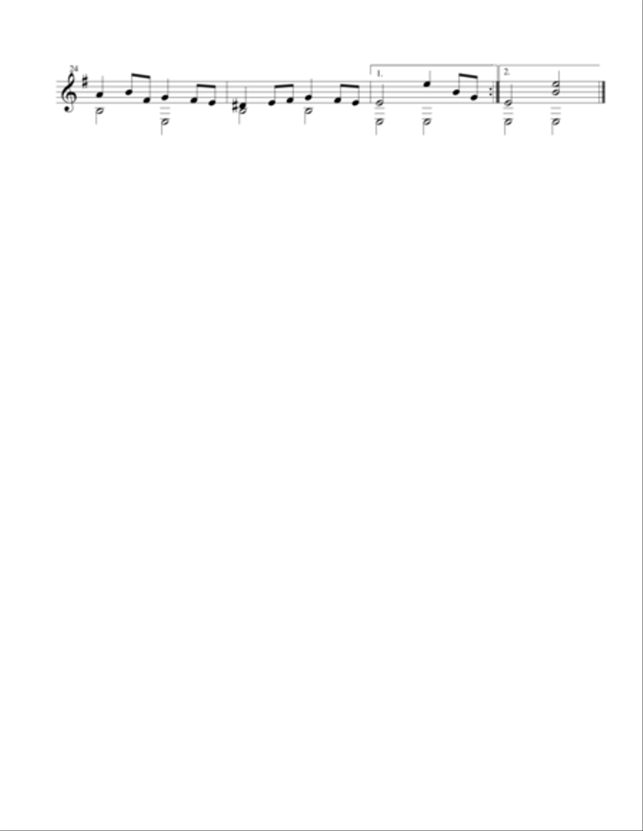 J.S. Bach J.S. Bach Classical Guitar scores gallery preview page 2