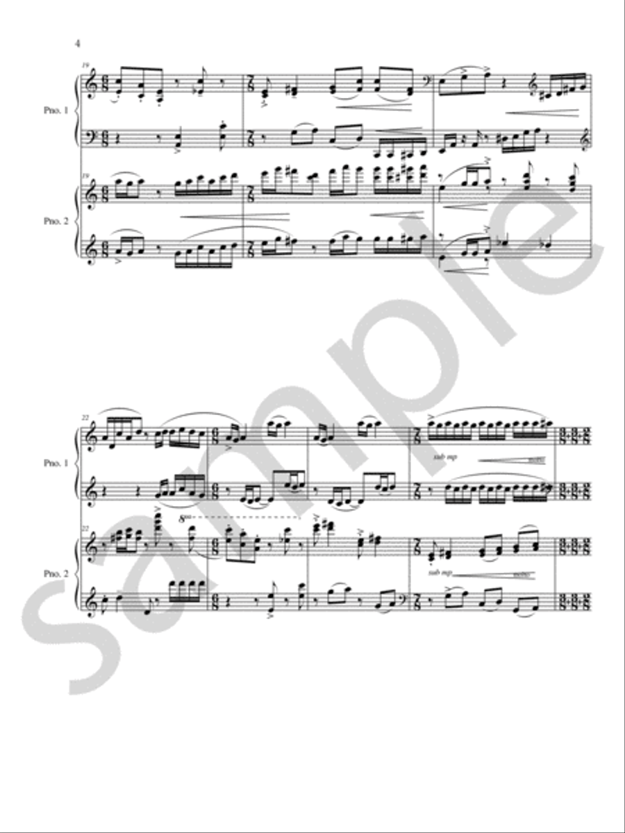 Tenement Rhapsody Tenement Rhapsody Chamber Music scores gallery preview page 5