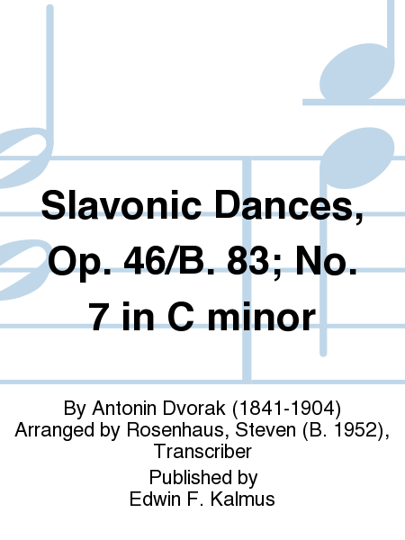 Slavonic Dances, Op. 46/B. 83; No. 7 in C minor image number null
