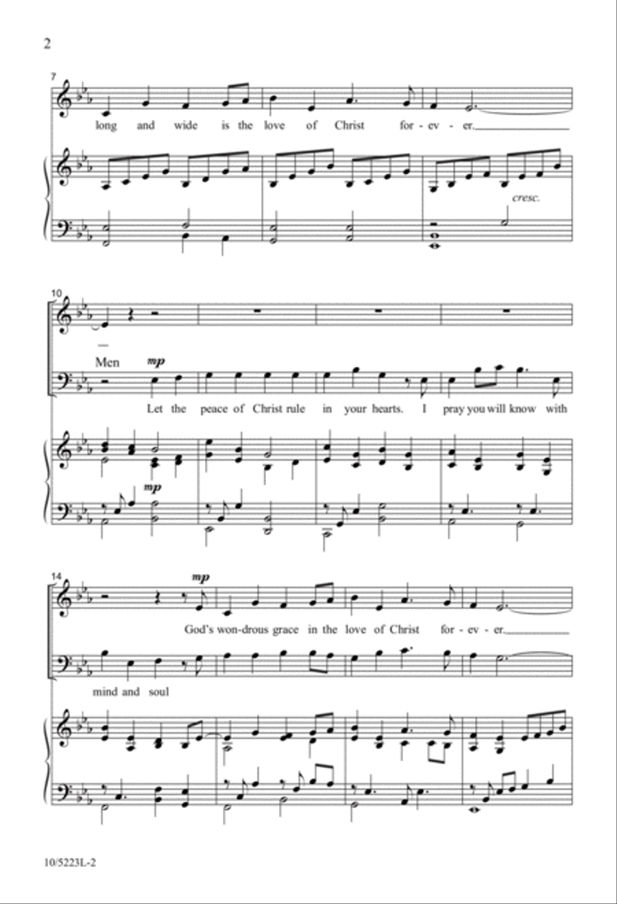May Christ Dwell in You May Christ Dwell in You 2-Part scores gallery preview page 2