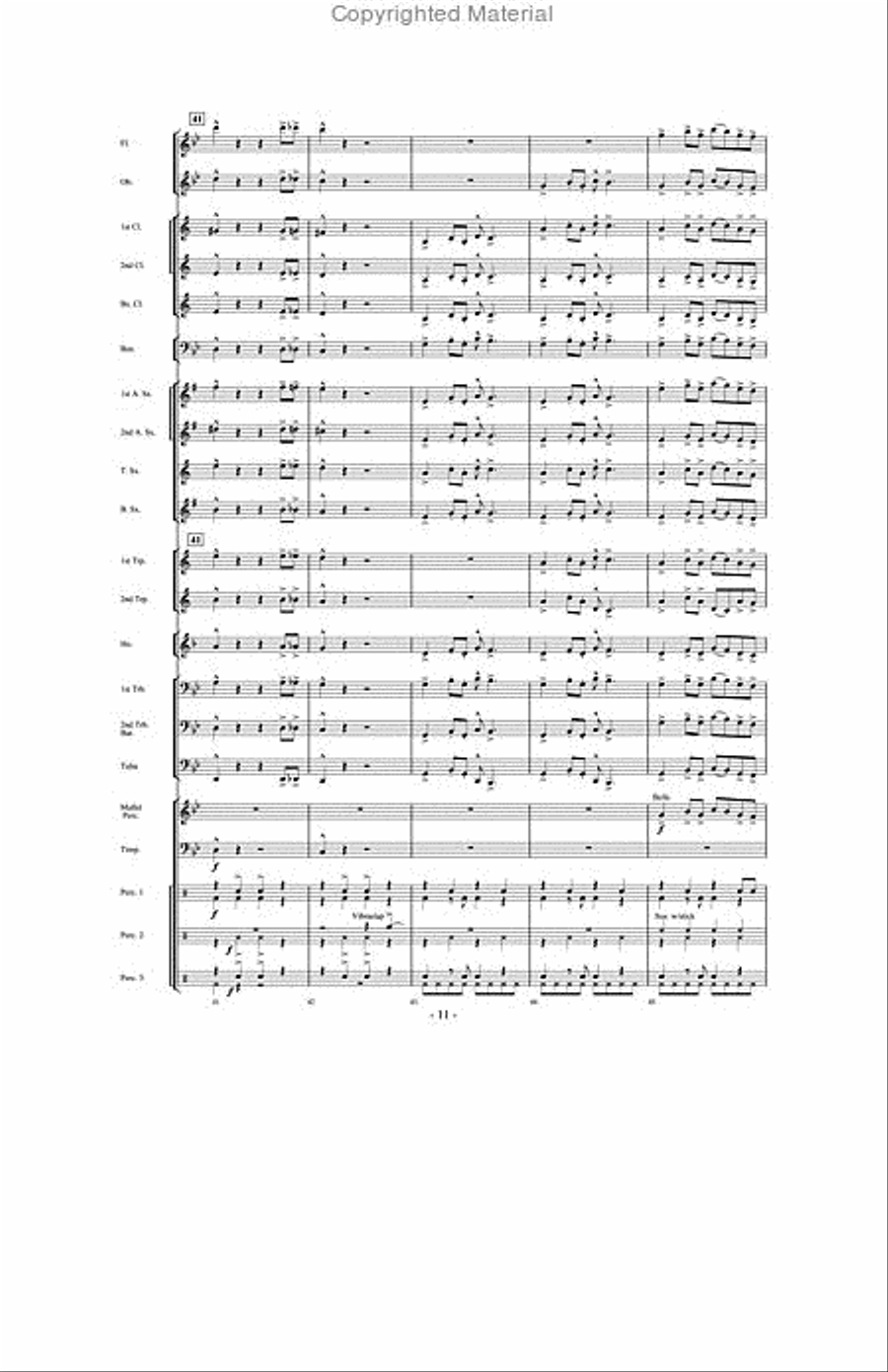 And Then There Were Drums Concert Band scores gallery preview page 10