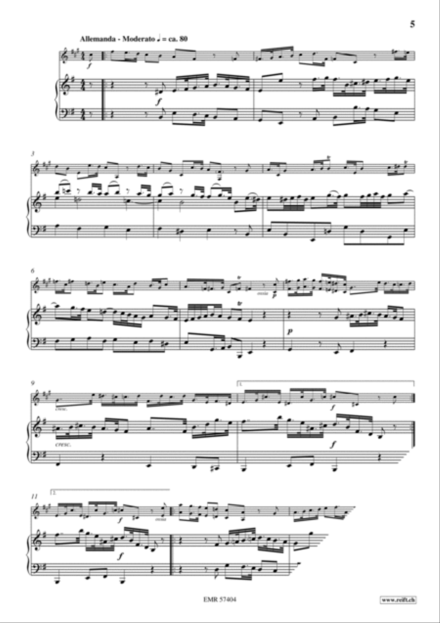 Sonata No. 4 Cornet scores gallery preview page 6