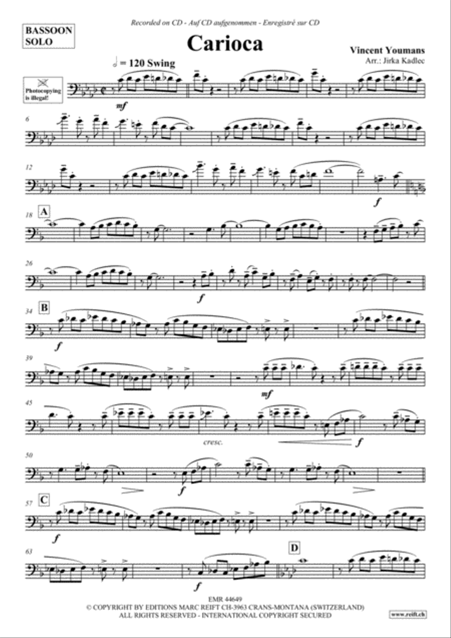 Carioca Carioca Bassoon Solo scores gallery preview page 2