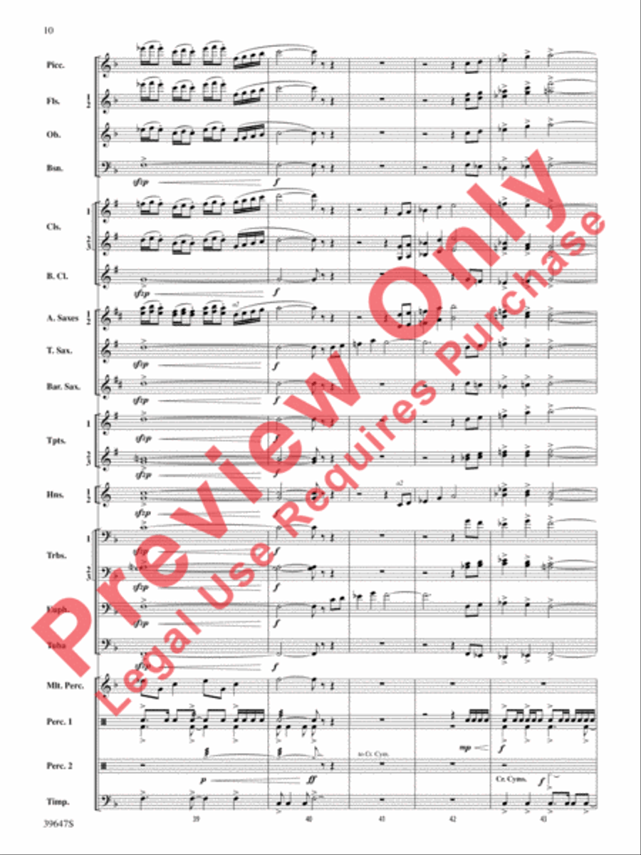 Oak Island Odyssey Oak Island Odyssey Concert Band scores gallery preview page 11