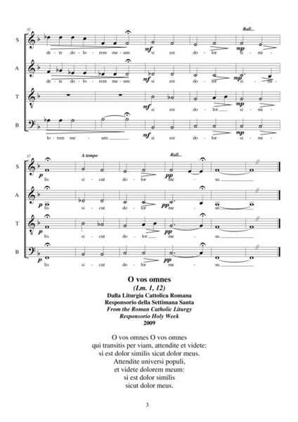 Three small Sacred motets for Choir SATB - SAB - SATB a cappella image number null