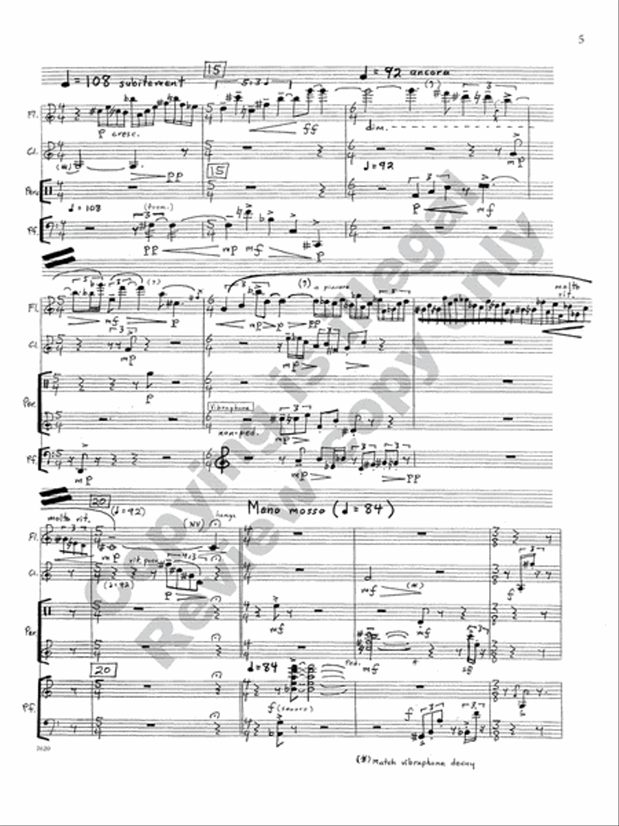 Chamber Concerto Clarinet scores gallery preview page 6