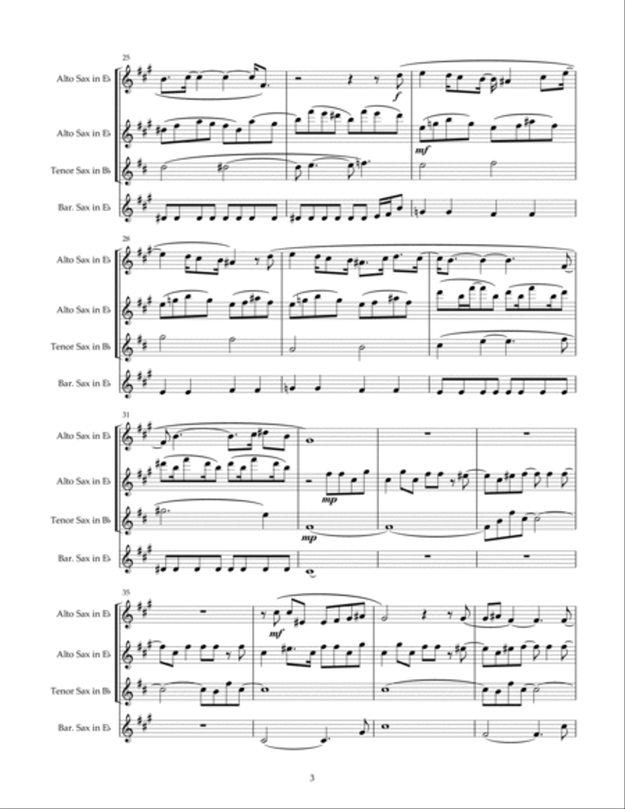 There Is A Voice There Is A Voice Woodwind Quartet scores gallery preview page 4