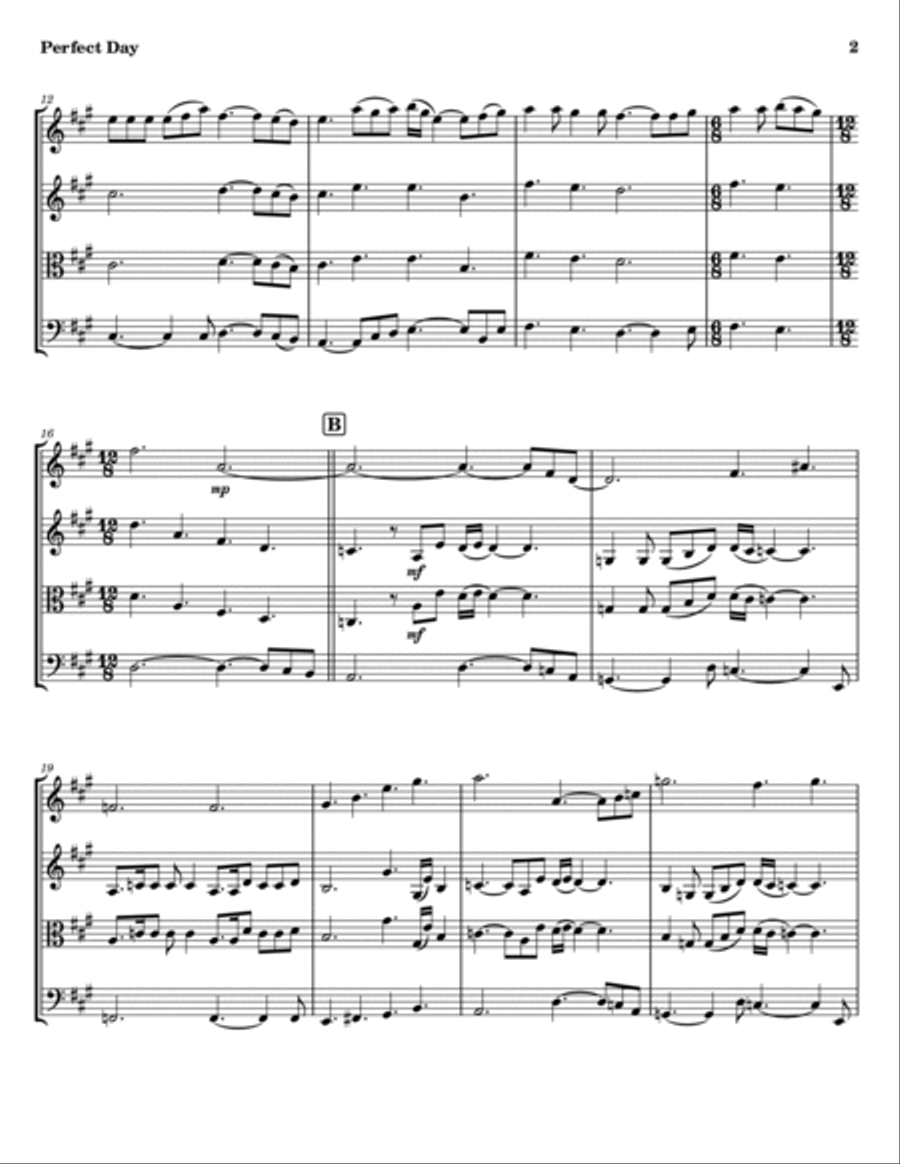 Perfect Day String Trio scores gallery preview page 2