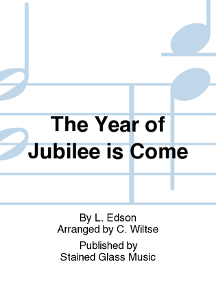 Book cover for The Year of Jubilee is Come