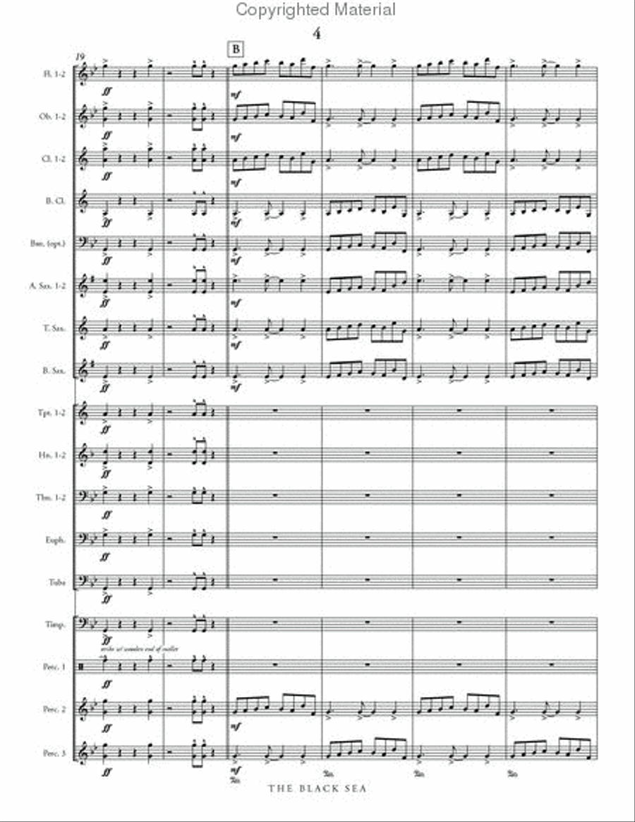 The Black Sea Concert Band scores gallery preview page 5