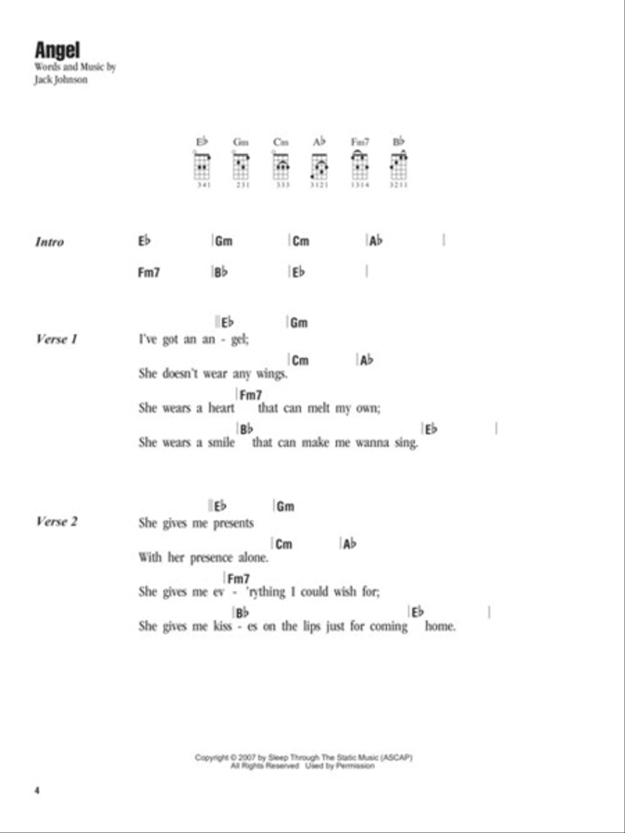 Jack Johnson – Strum & Sing Ukulele scores gallery preview page 3