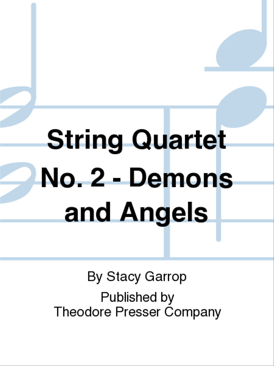 String Quartet No. 2 : Demons and Angels String Quartet scores gallery preview page 1