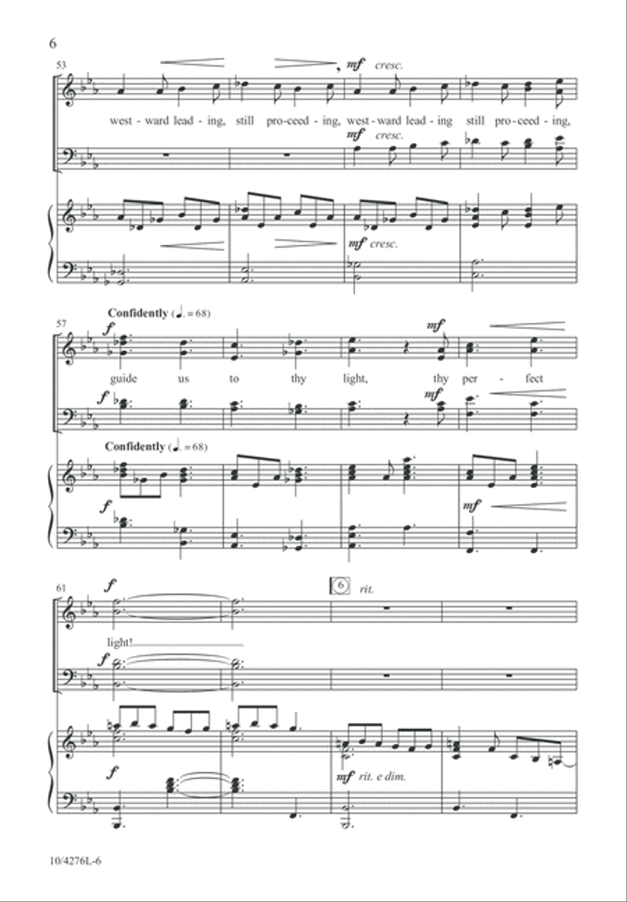 Heavenly Star 4-Part scores gallery preview page 6