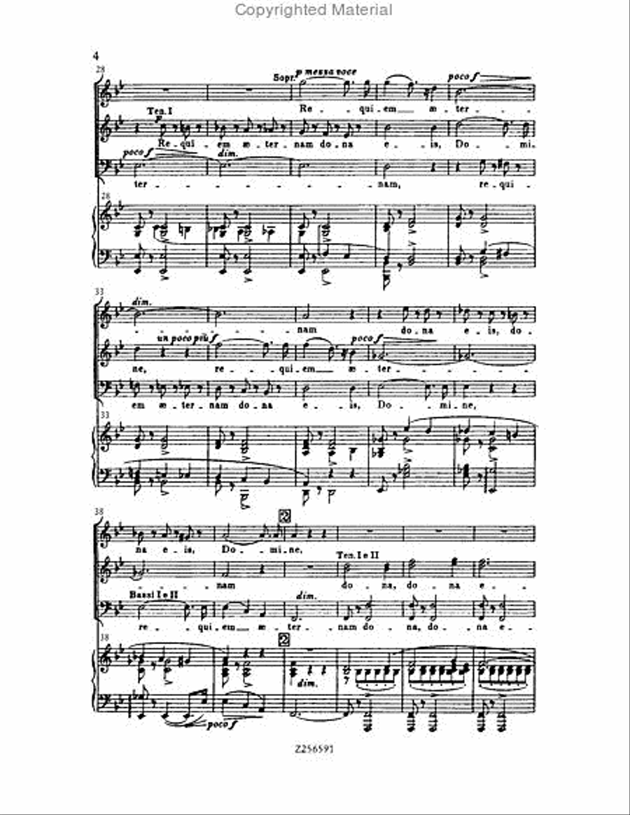 Grande Messe du Morts, H 75 Choir scores gallery preview page 4
