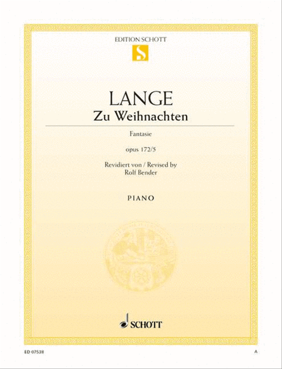 Zu Weihnachten, Op. 172/5 Piano Solo scores gallery preview page 1