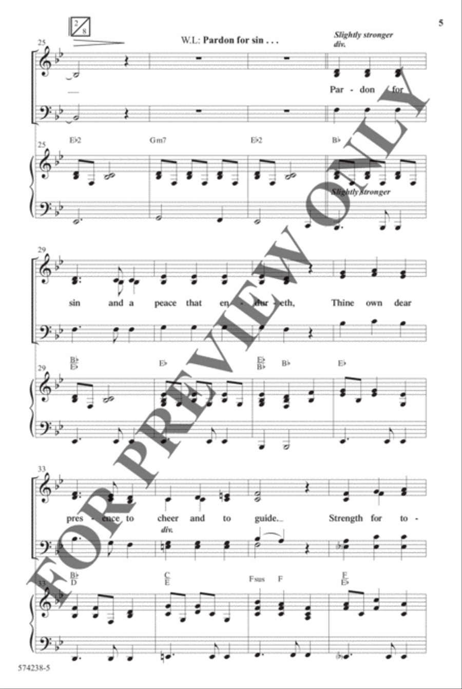 God's Faithfulness Medley - Anthem Choir scores gallery preview page 4