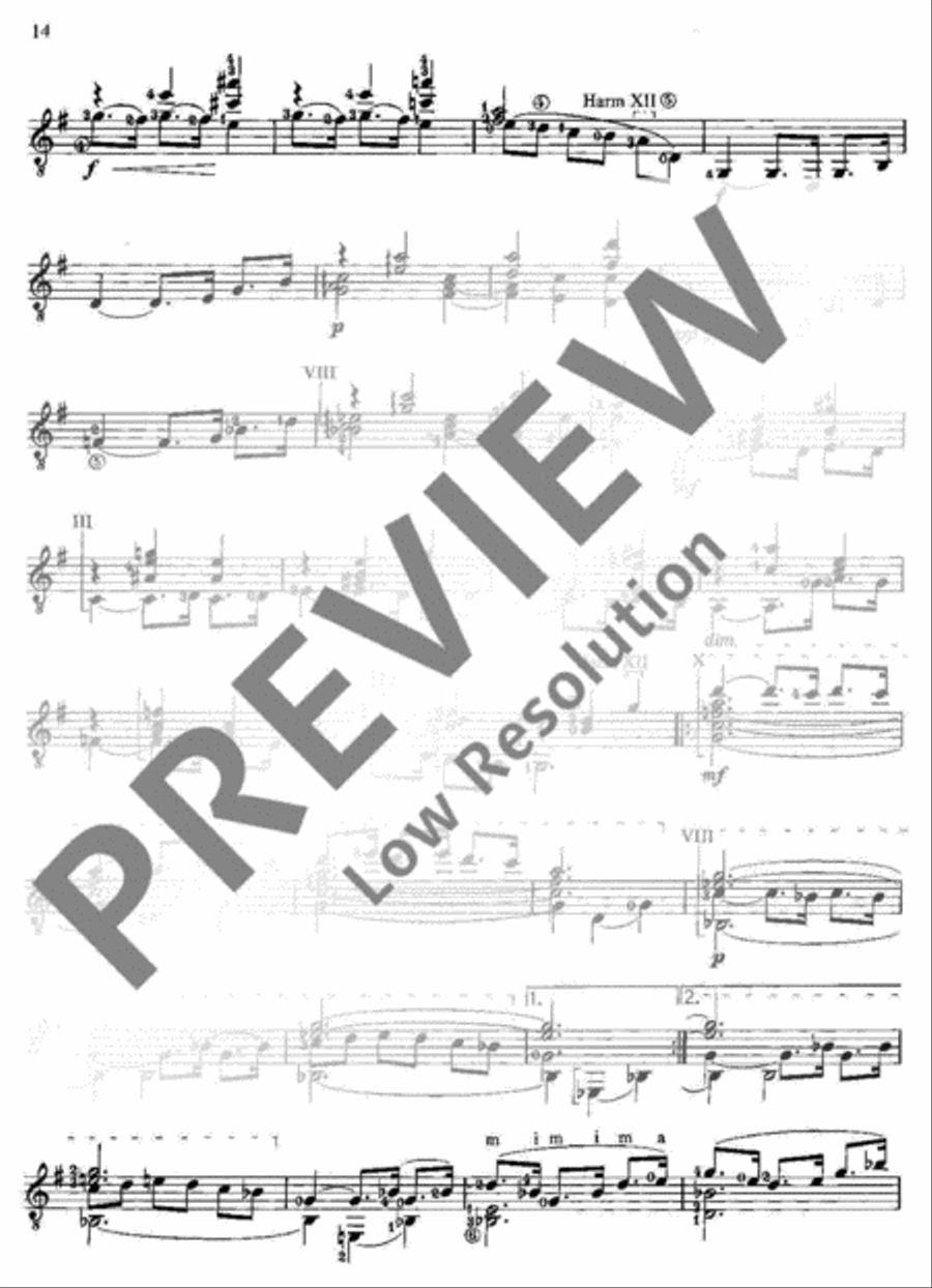 4 Dances 4 Dances Classical Guitar scores gallery preview page 15