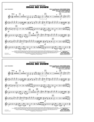 Drag Me Down - 3rd Bb Trumpet