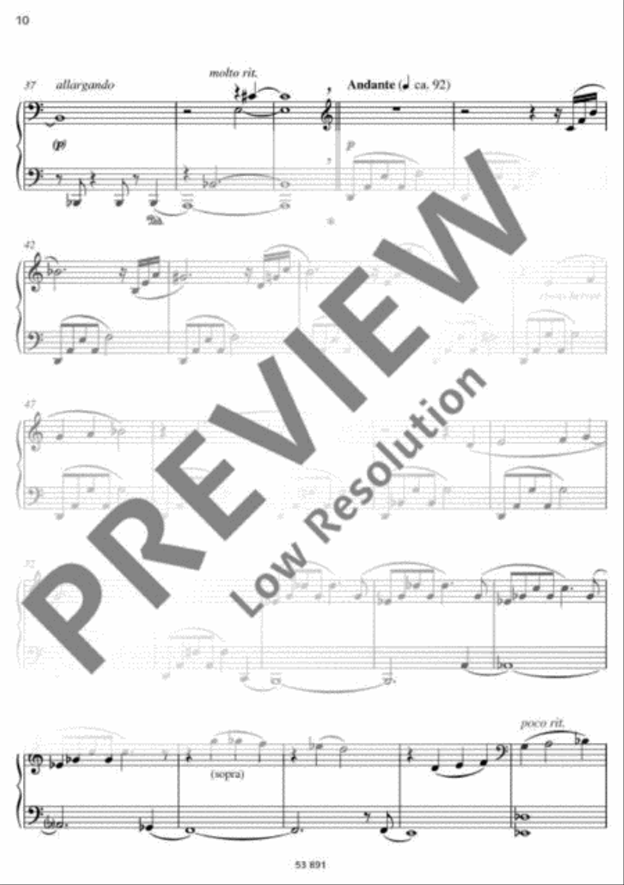 Pas de deux Piano Duet scores gallery preview page 11
