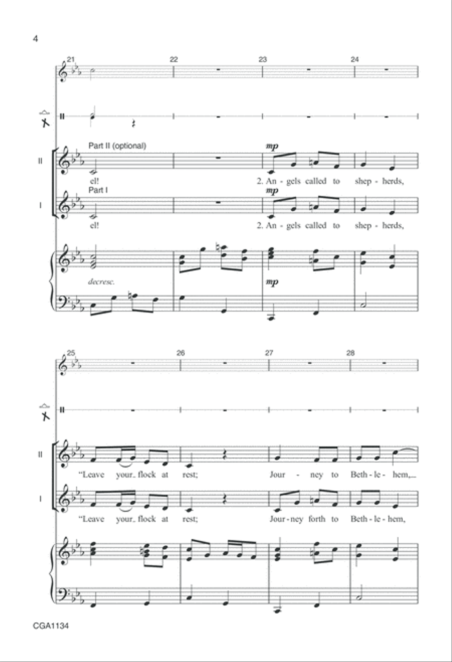 Sing We Now of Christmas Choir scores gallery preview page 4