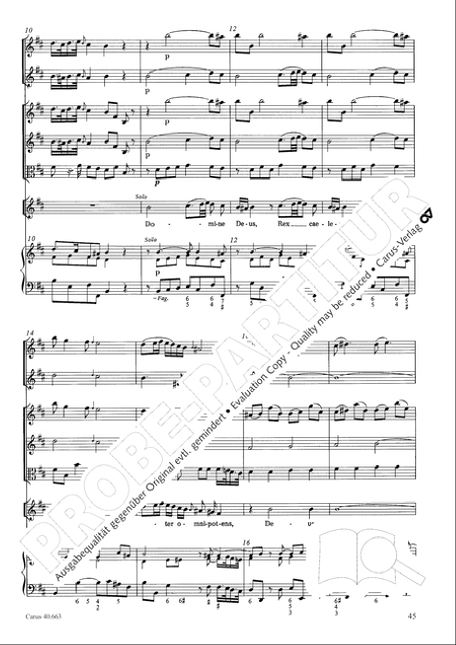 Mass in D minor (Missa in d) ATB scores gallery preview page 61