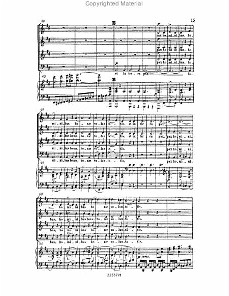 Missa Solemnis, Op.123 Choir scores gallery preview page 15