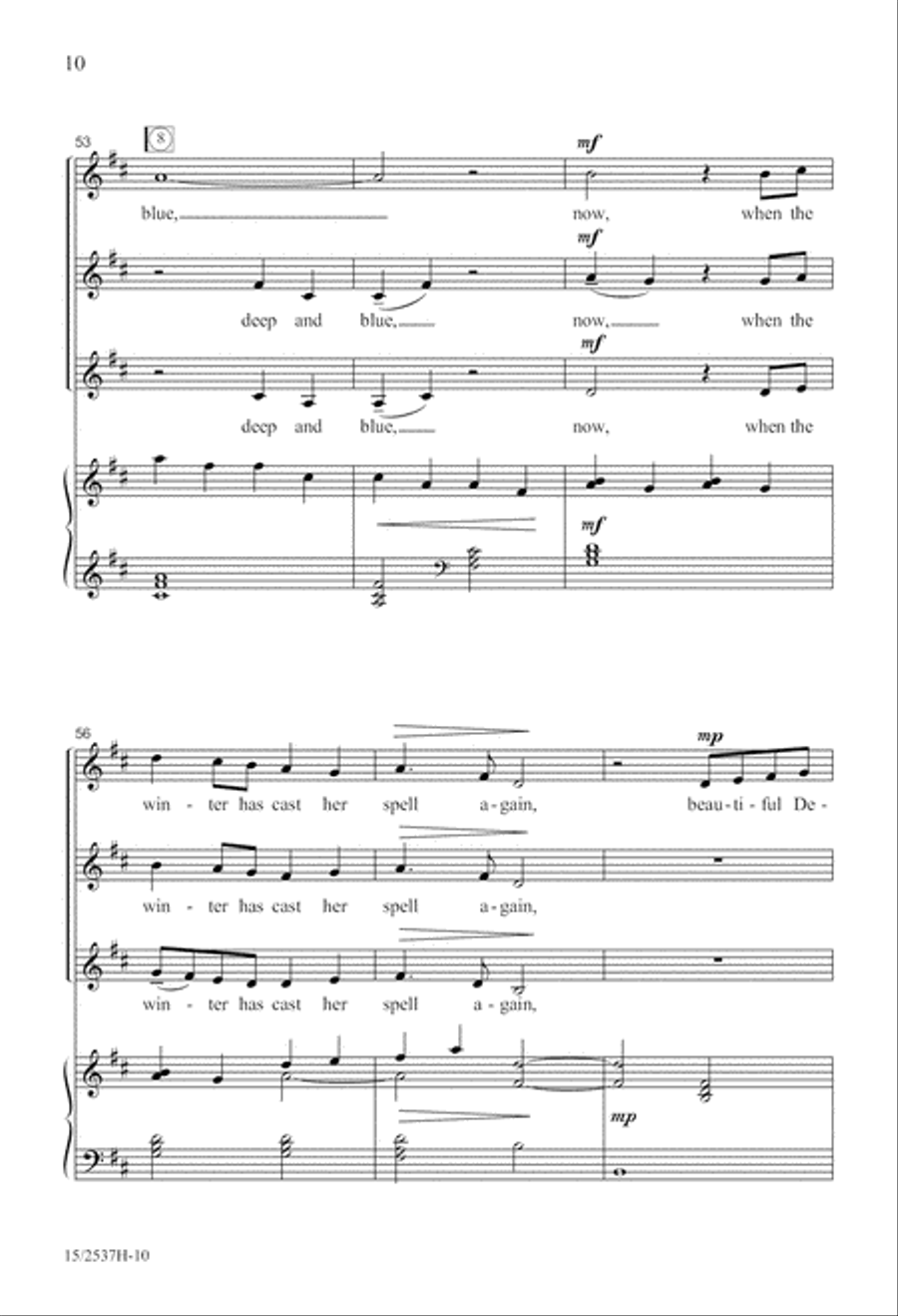 Beautiful December SSA scores gallery preview page 11