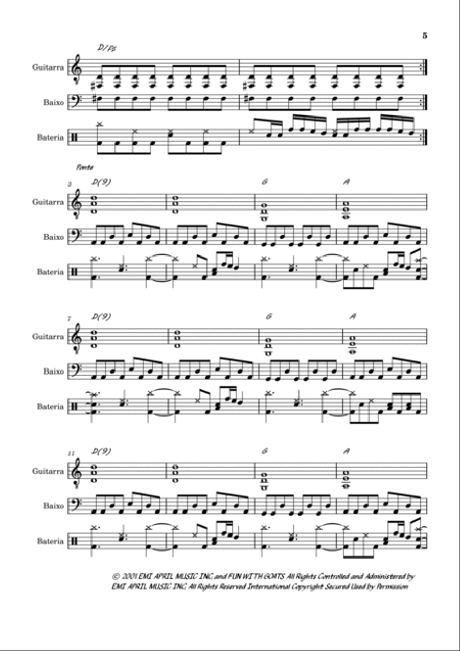 Stay Together For The Kids Guitar scores gallery preview page 5