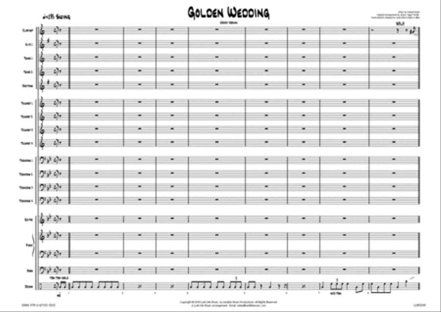 Golden Wedding Golden Wedding Big Band scores gallery preview page 2