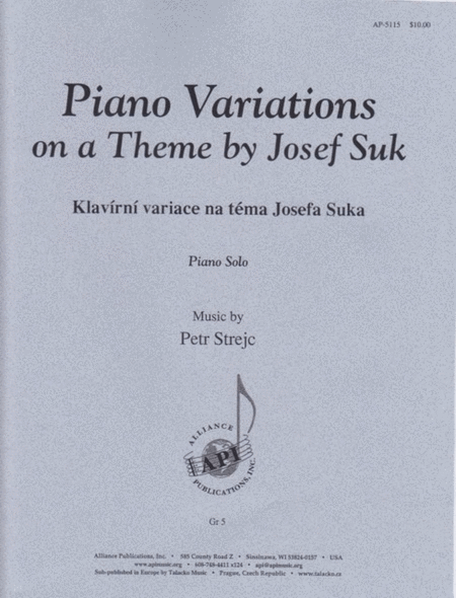 Piano Variations on a Theme by Josef Suk image number null