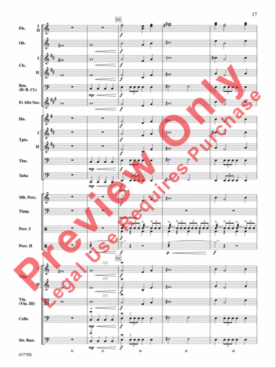 Godzilla Full Orchestra scores gallery preview page 18