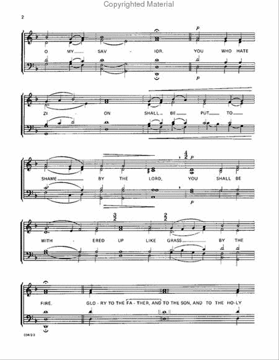 From My Youth From My Youth 4-Part scores gallery preview page 3