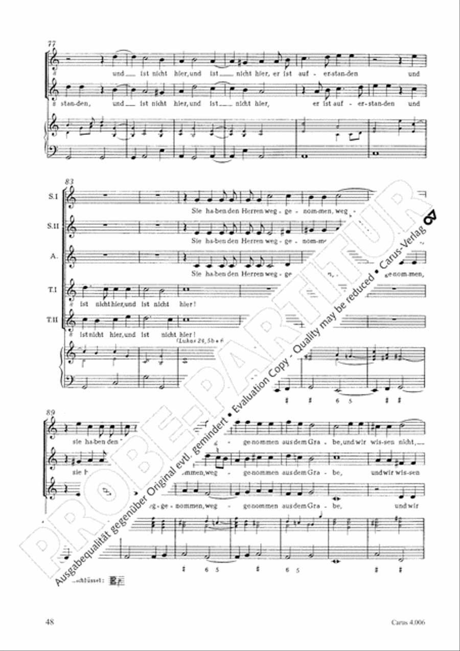 Ten motets Choir scores gallery preview page 50
