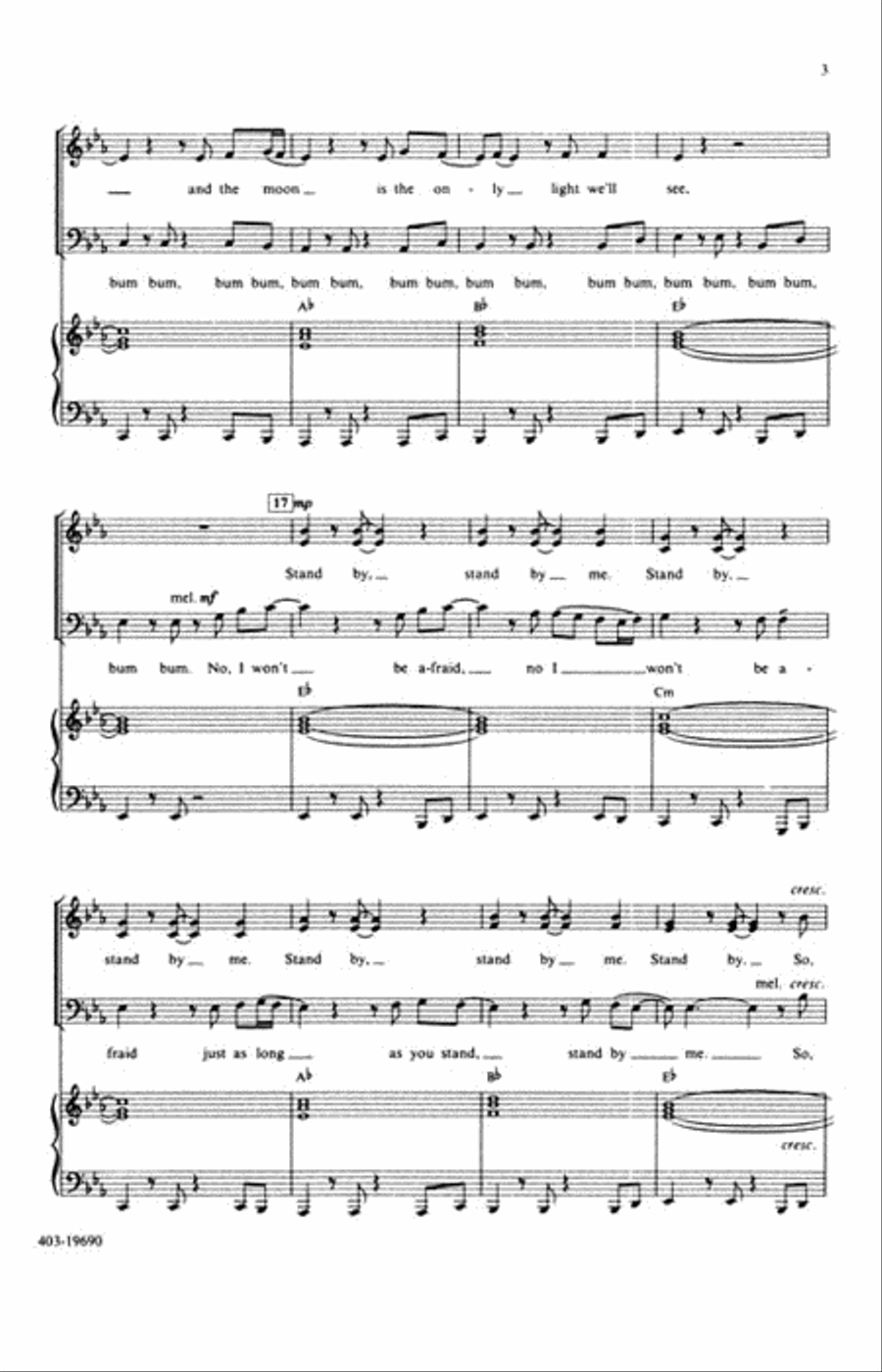Stand by Me 3-Part scores gallery preview page 3