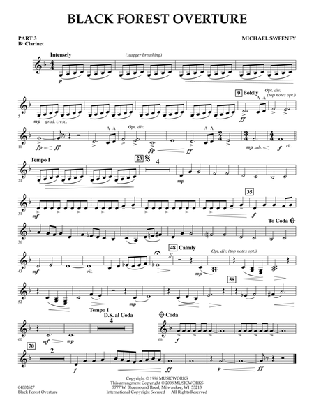 Black Forest Overture - Pt.3 - Bb Clarinet