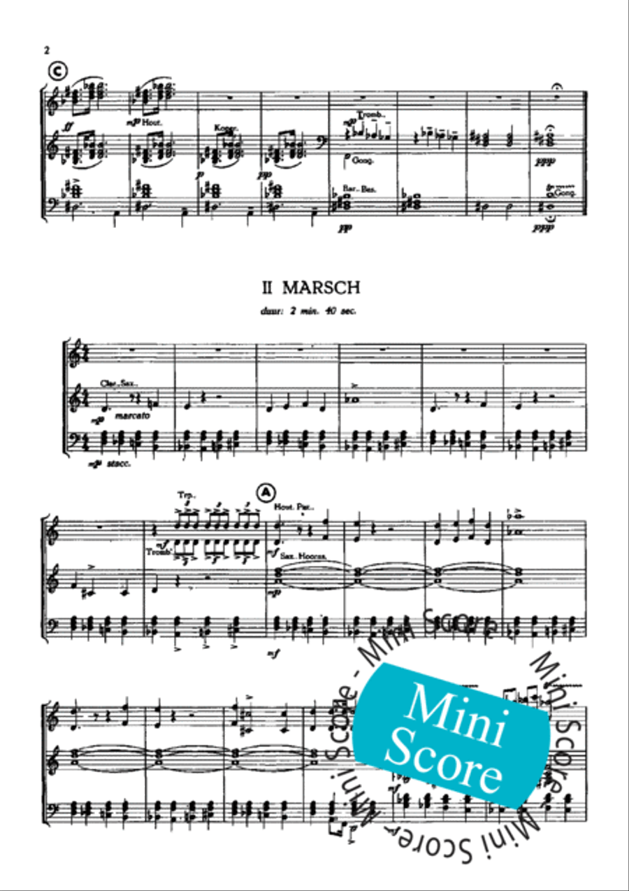 Kleine Suite voor Harmonieorkest Concert Band scores gallery preview page 5