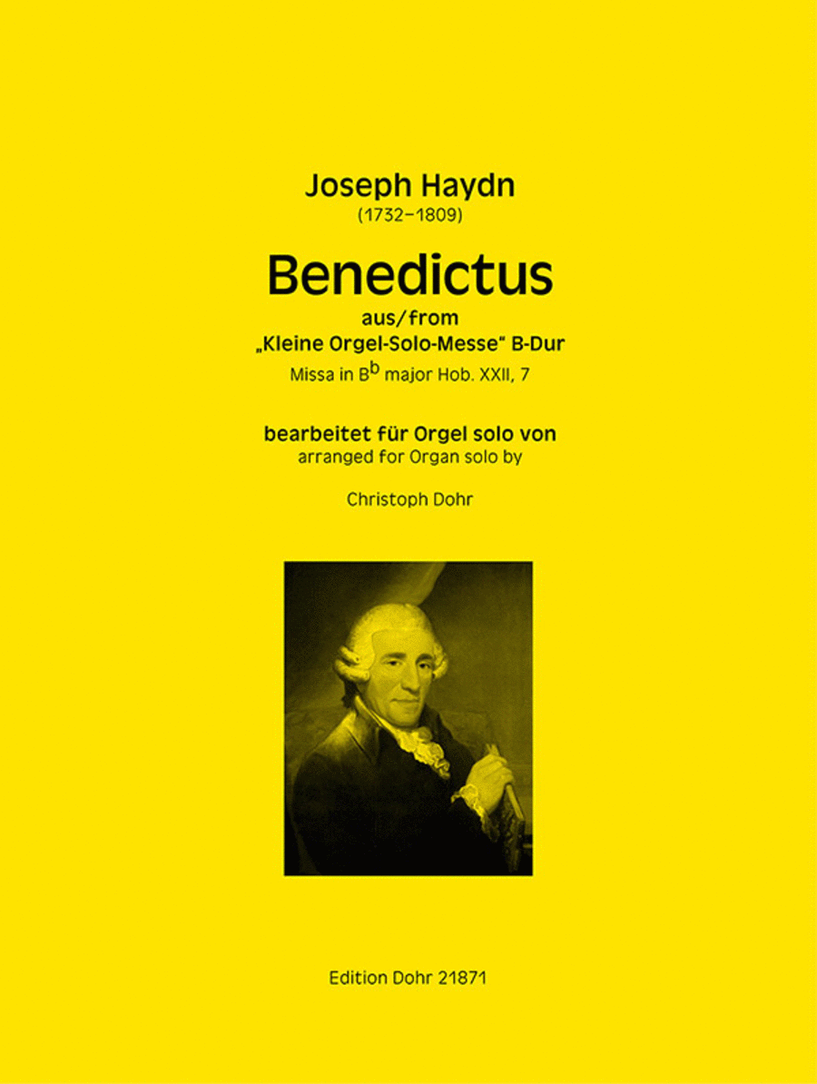 Benedictus (für Orgel solo) (aus der "Kleinen Orgel-Solo-Messe" Hob. XXII,7)