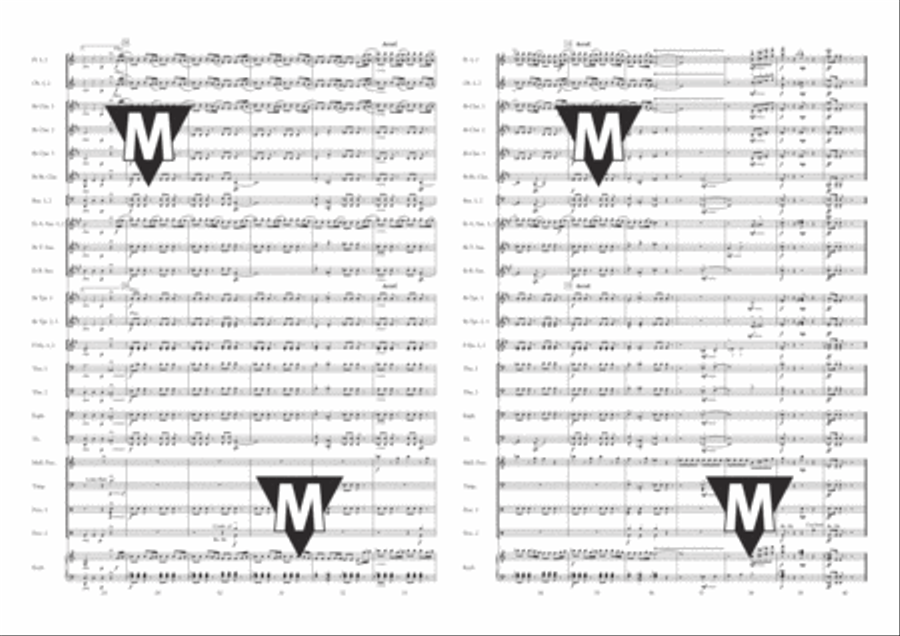 A Little Suite of Horror Concert Band scores gallery preview page 19