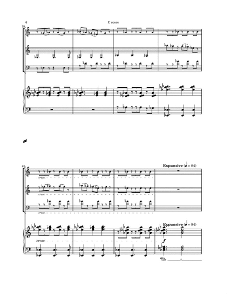 Triptyque Small Ensemble scores gallery preview page 4