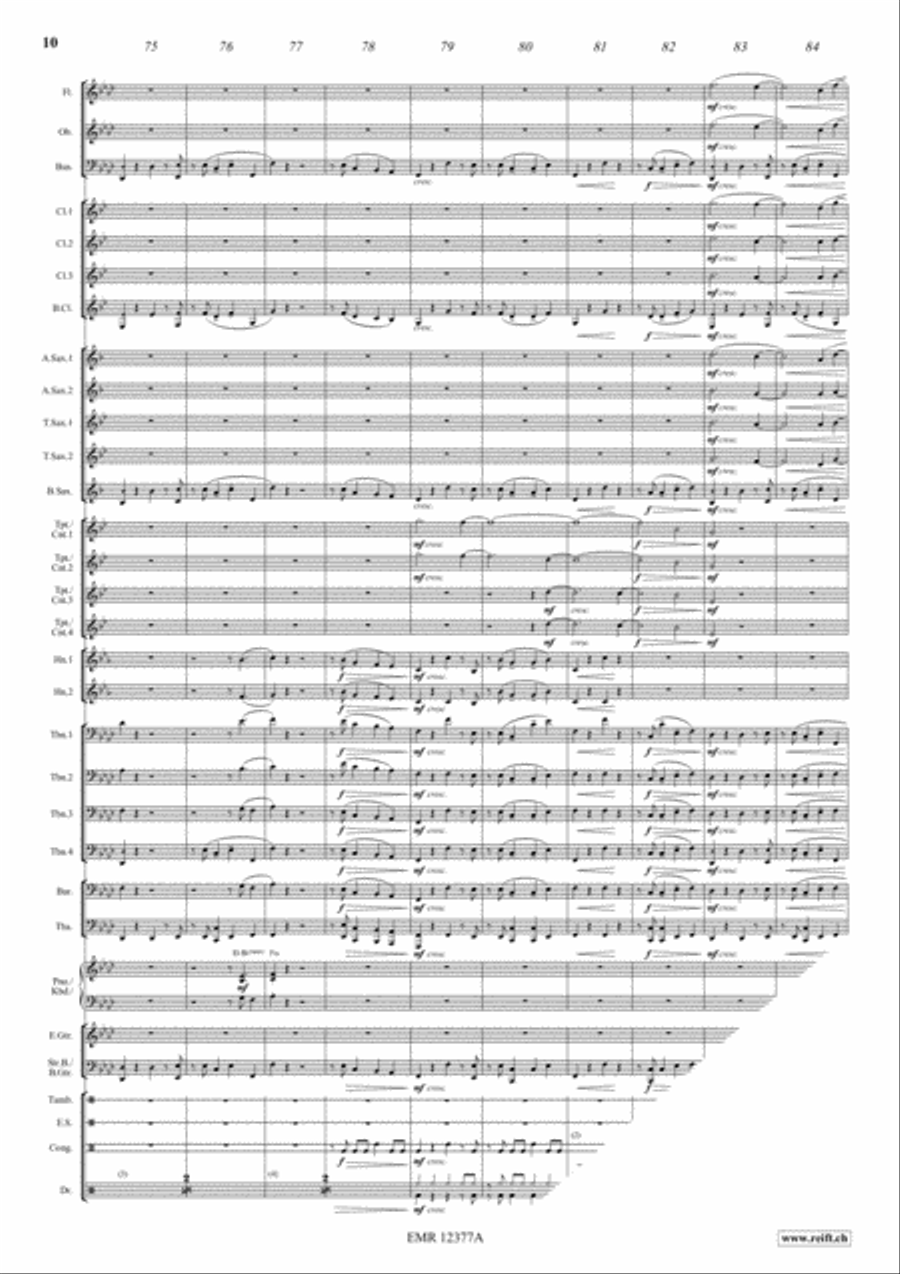 Beverly Hills Cop Concert Band scores gallery preview page 10